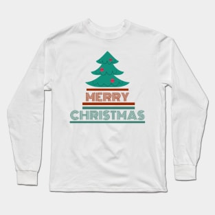 Retro Christmas tree Long Sleeve T-Shirt